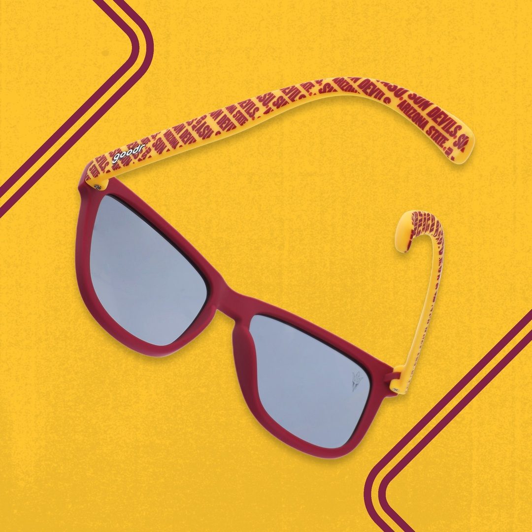 "Forks Up, Sunnies On” ASU Collegiate OG Polarized Sunglasses - X747X