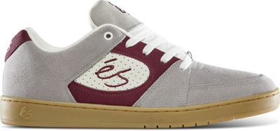 eS Accel Slim Grey/Burgundy Skate Shoes - X747X