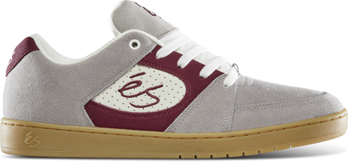 eS Accel Slim Grey/Burgundy Skate Shoes - X747X