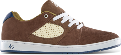 eS Accel Slim Brown/Tan/Blue Skate Shoes