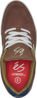eS Accel Slim Brown/Tan/Blue Skate Shoes