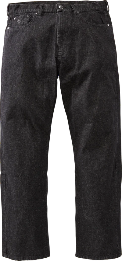 eS Black Wash Baggy Denim Pants