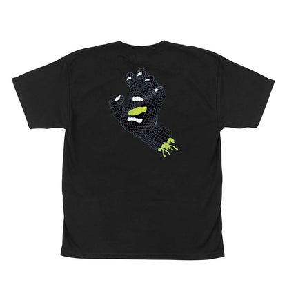 Santa Cruz Framework Hand Short Sleeve Youth T-Shirt - Black