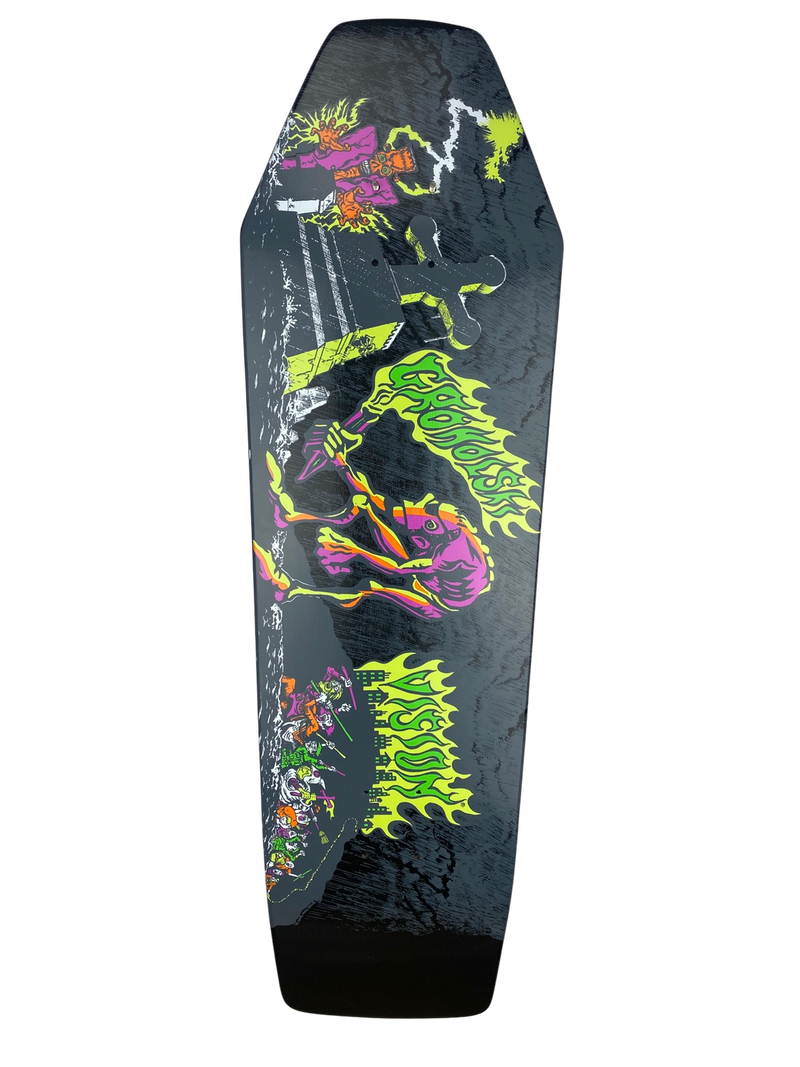 Vision Groholski Mob Horror Series LTD Coffin 9.5" Skateboard Deck - X747X