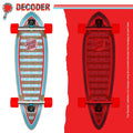 Santa Cruz Decoder Wave Pintail Cruiser Complete - 9.20″ - X747X