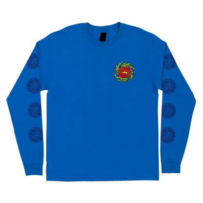 Slime Balls SB Logo Long Sleeve Mens T-Shirt - Royal Blue