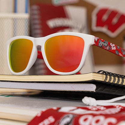 "Bucky Vision" Wisconsin Collegiate OG Polarized Sunglasses - X747X