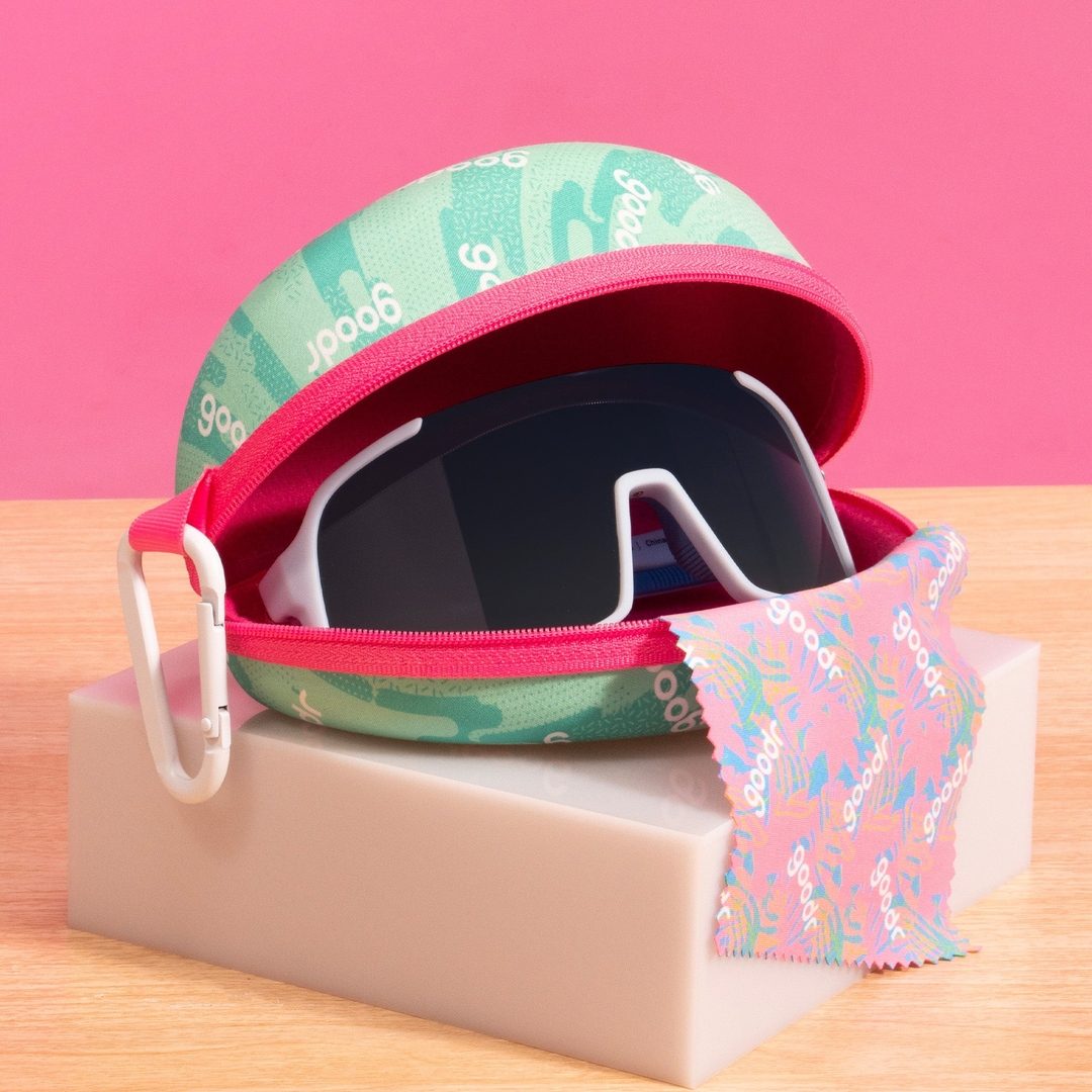 "Gnarliest Case Scenario” Wrap Sunglasses Case with Carabiner - X747X