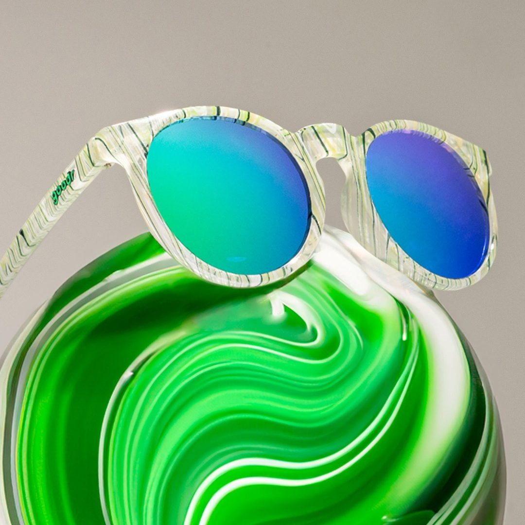 "Marble Arts Master” Circle G Polarized Sunglasses - X747X