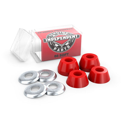 Independent Standard Conical Cushions Soft 88a Red Skateboard Truck Bushings - X747X