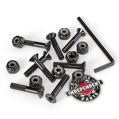 Independent Truck Co. Genuine Parts 1" Allen Black Skateboard Mounting Hardware
