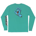 Santa Cruz Screaming Hand Long Sleeve Mens T-Shirt - Celadon - X747X