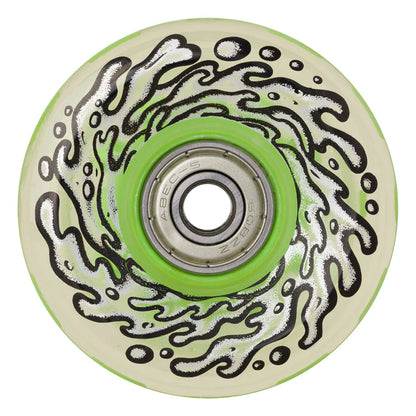 Slime Balls Light Ups OG Slime Wheels 60mm 78a - Green LED (Set of 4)