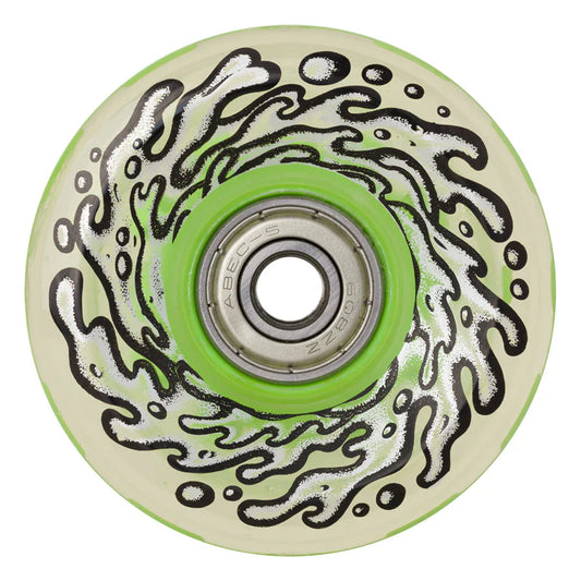 Slime Balls Light Ups OG Slime Wheels 60mm 78a - Green LED (Set of 4)