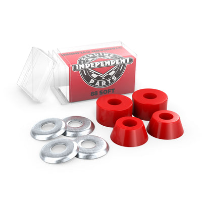 INDEPENDENT STANDARD CYLINDER BUSHINGS SOFT 88A RED SKATEBOAD BUSHINGS - X747X