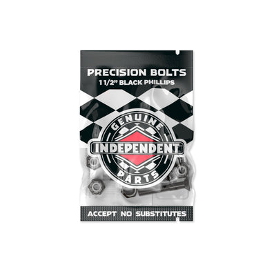 Independent Truck Co. Genuine Parts 1.5" Black Skateboard Mounting Hardware - X747X