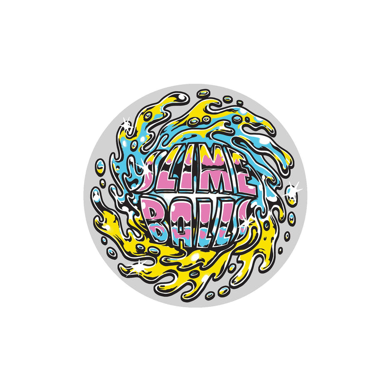 Slime Balls Logo Chrome 3.5" Sticker - X747X
