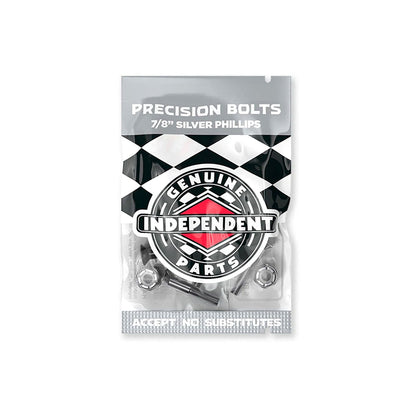 Independent Truck Co. Genuine Parts 7/8 Black/Silver Phillips Skateboard Mounting Hardware