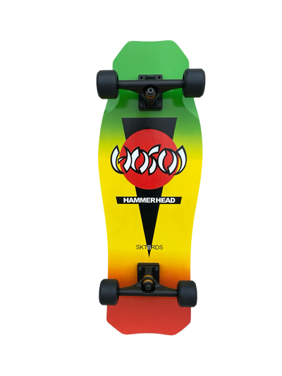 Hosoi O.G. Hammerhead Rasta 10.5" Complete Skateboard - X747X