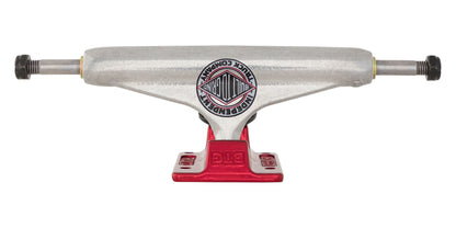 Independent Forged Hollow BTG Summit Silver Ano Red Skateboard Trucks