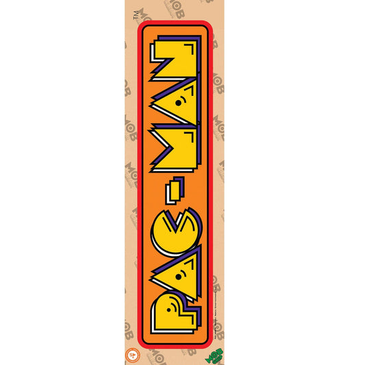 Mob Pac-Man Classic Logo Single Sheet Griptape - 9″x33″ Clear