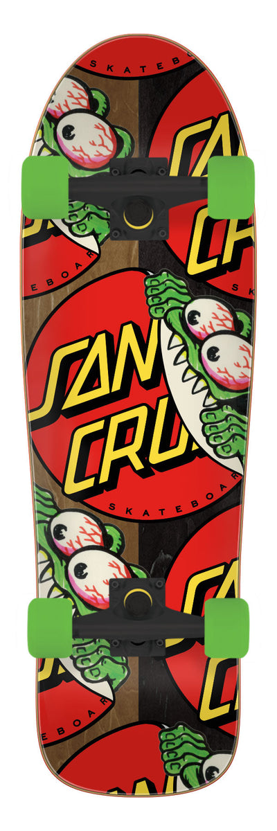 Santa Cruz Beware Dot 9.7" Shaped Complete Skateboard - X747X