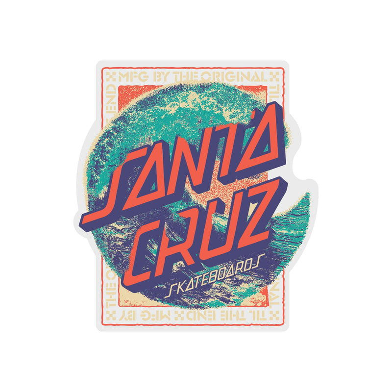 SANTA CRUZ "BREAKER DOT" 4.5" STICKER - X747X