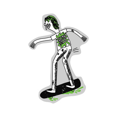 SLIME BALLS JAY HOWELL "SLIME MISFIT" 2.25" x 3.5" STICKER - X747X