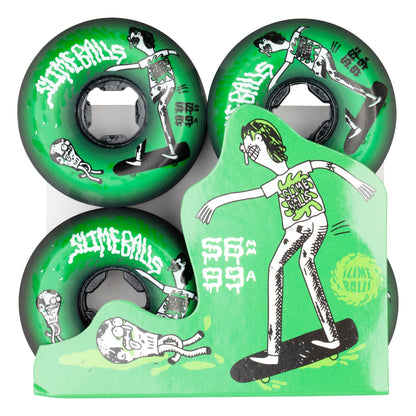 SLIME BALLS JAY HOWELL SPEED BALLS GREEN 56MM 99A SKATEBOARD WHEELS