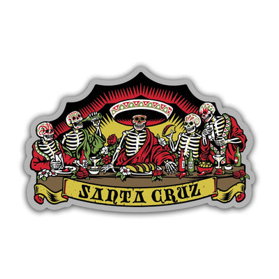 Santa Cruz Guzman Dead Diners Sticker - X747X