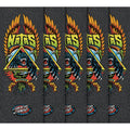 Mob x Natas Panther 11" x 33" Black Skateboard Grip Tape - X747X