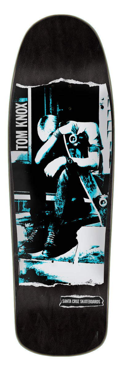 **Pre-Order** Santa Cruz Tom Knox Punk Black Stain 9.89" Skateboard Deck - X747X