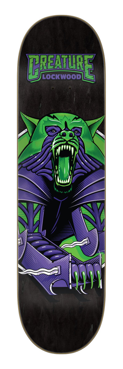Creature Lockwood Robo Wolf 8.25" Skateboard Deck - X747X