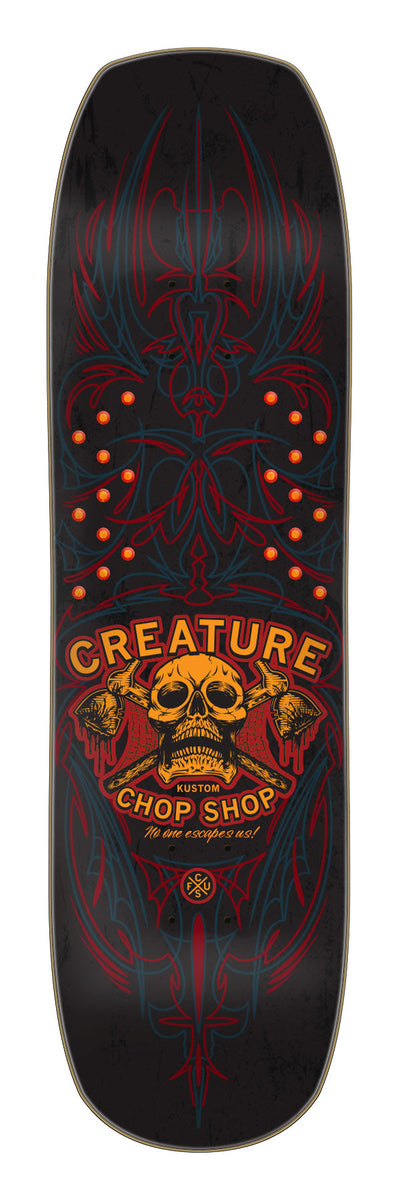 CREATURE "Chop Shop Pinstripe" 8.75 SKATEBOARD DECK