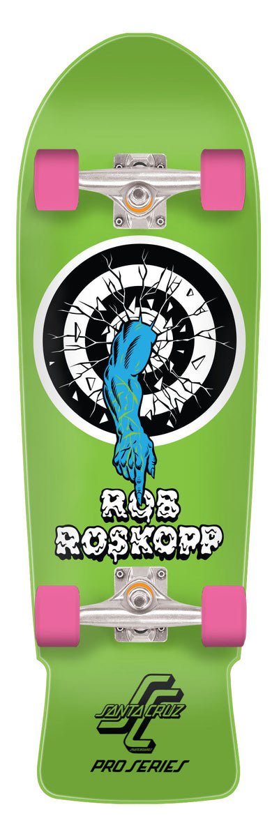 Santa Cruz Roskopp One Cruiser 10" Complete Skateboard - X747X