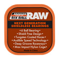 Bronson Speed Co. 6-Ball Raw Skateboard Bearings (set of 8) - X747X
