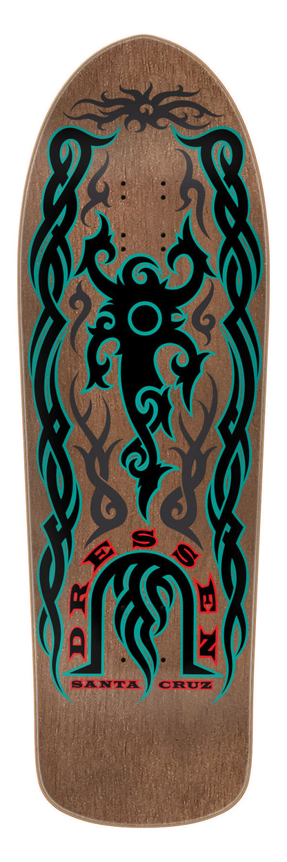 **Pre Order** Santa Cruz Eric Dressen Tribal Brown Stain Skateboard Deck