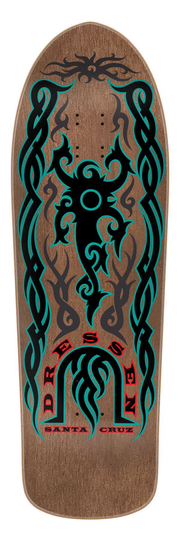 **Pre Order** Santa Cruz Eric Dressen Tribal Brown Stain 9.69" Skateboard Deck - X747X