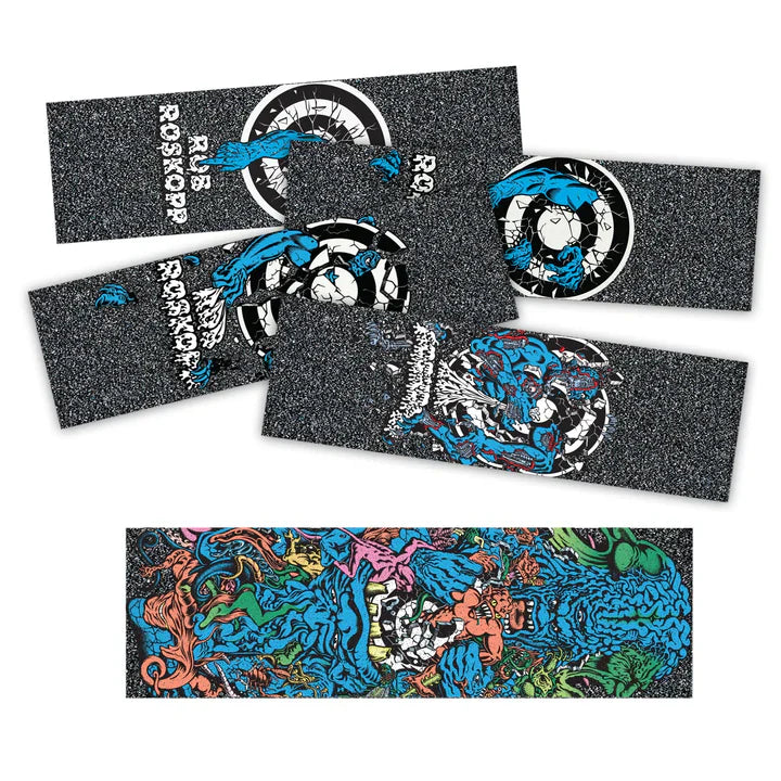 Mob x Santa Cruz Roskopp Target Single Sheet Grip Strip - 11″x3.25″