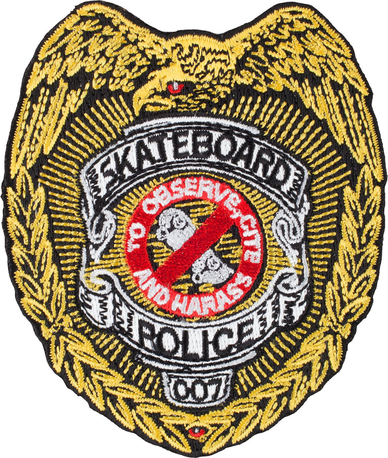 Powell Peralta Skateboard Police Patch - 3.5" - X747X