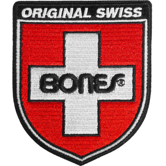 Bones Bearings Swiss Shield Patch - 3" - X747X