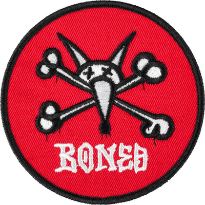 Powell Peralta Vato Rat Patch - 3.5" Red - X747X