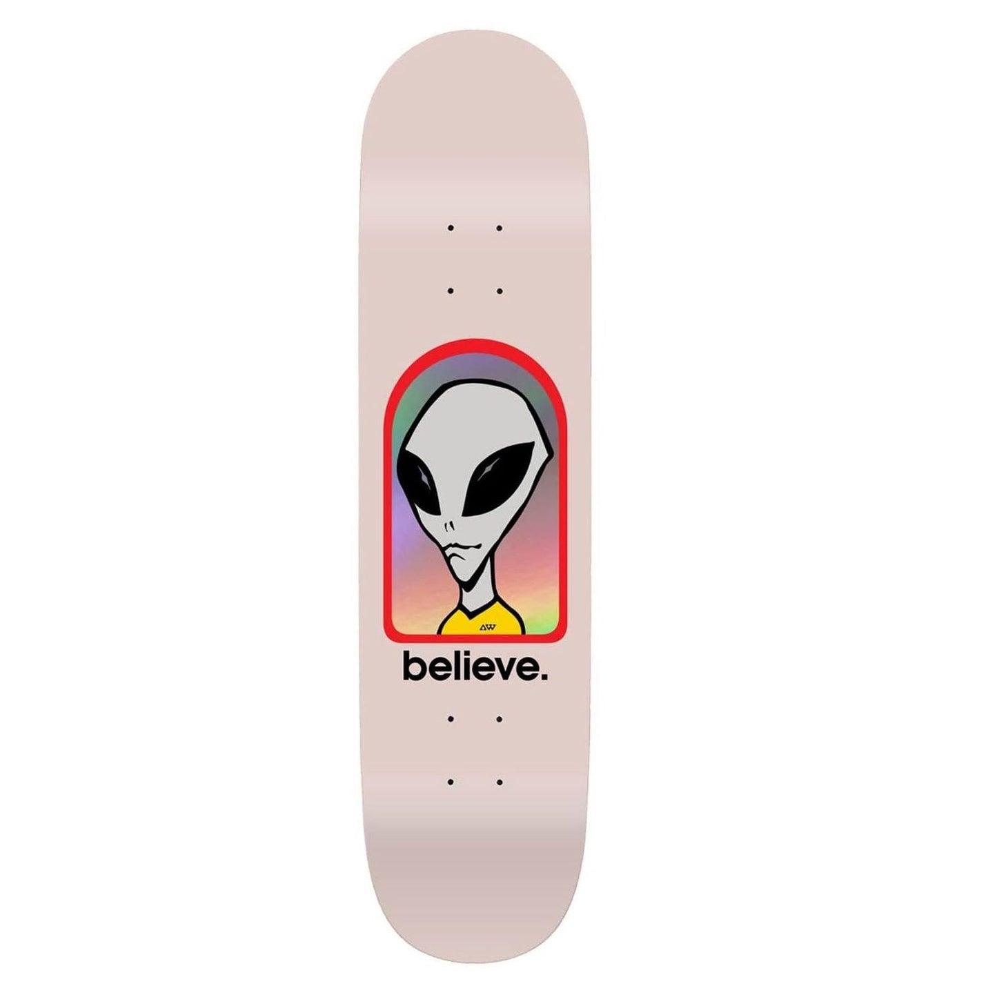 Alien Workshop Believe Skateboard Deck - 8" Pink - X747X