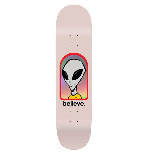 Alien Workshop Believe Skateboard Deck - 8" Pink - X747X