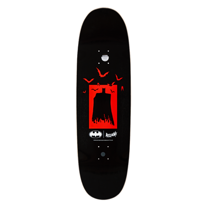 Welcome x Batman Bat Flames on Boline 2.0 Deck - 9.5″ Black