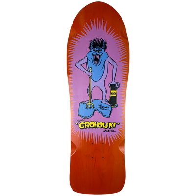 Vision Groholski Jersey Devil Deck - 9.5" Orange Stain