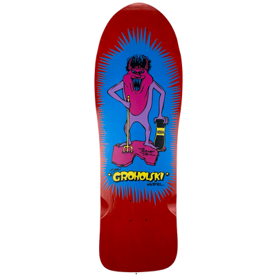 Vision Groholski Jersey Devil Deck - 9.5" Red Tint - X747X