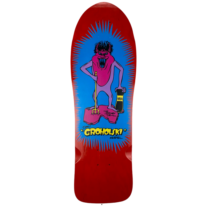Vision Groholski Jersey Devil Deck - 9.5" Red Tint - X747X