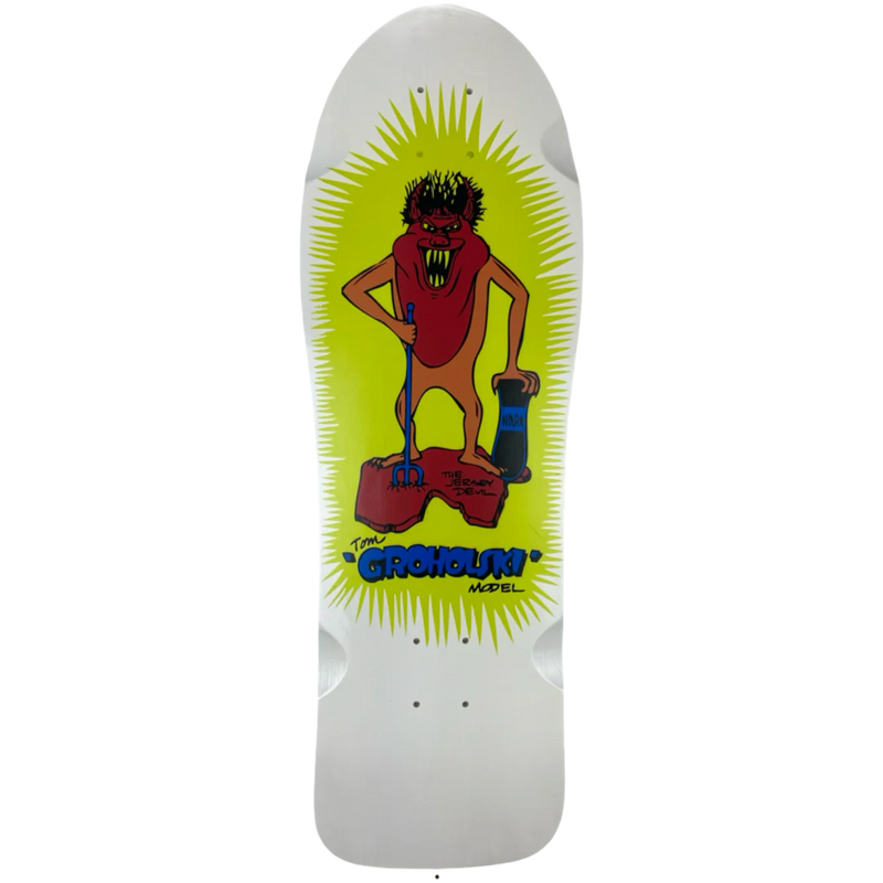 Vision Groholski Jersey Devil Deck - 9.5" White Dip - X747X