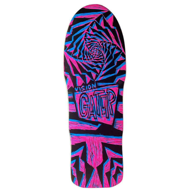 Vision Gator II Woodcut Art By Sean Starwars Deck - 10.25″ Pink/Black - X747X